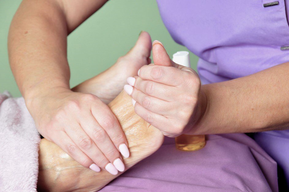 Deep Tissue Foot  Massage Photography.